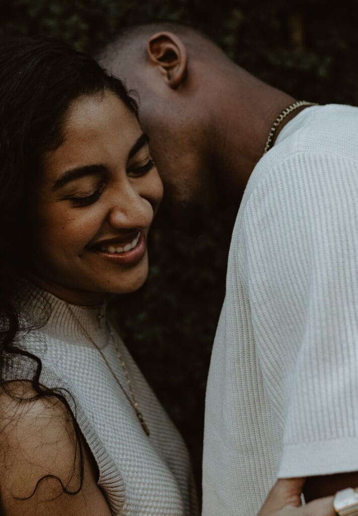 Couple Session at The Green in Charlotte NC | Couple kissing